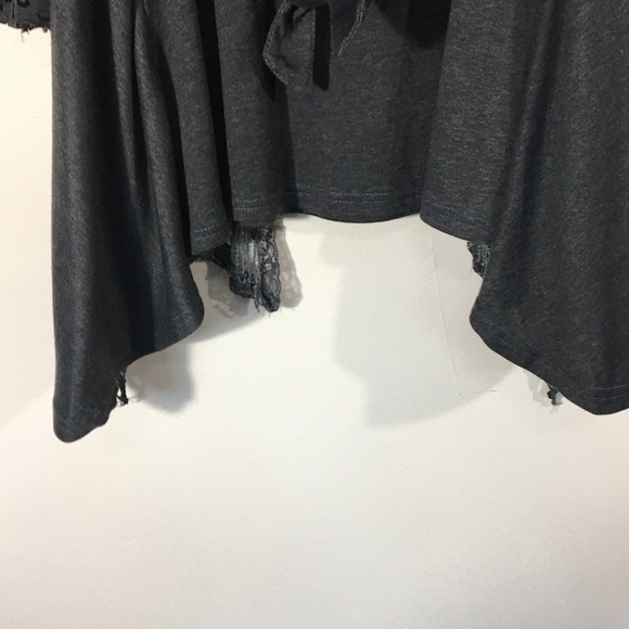 Pretty Angel Silk Blend Gothic Fairy Distressed Top - Picture 6 of 9